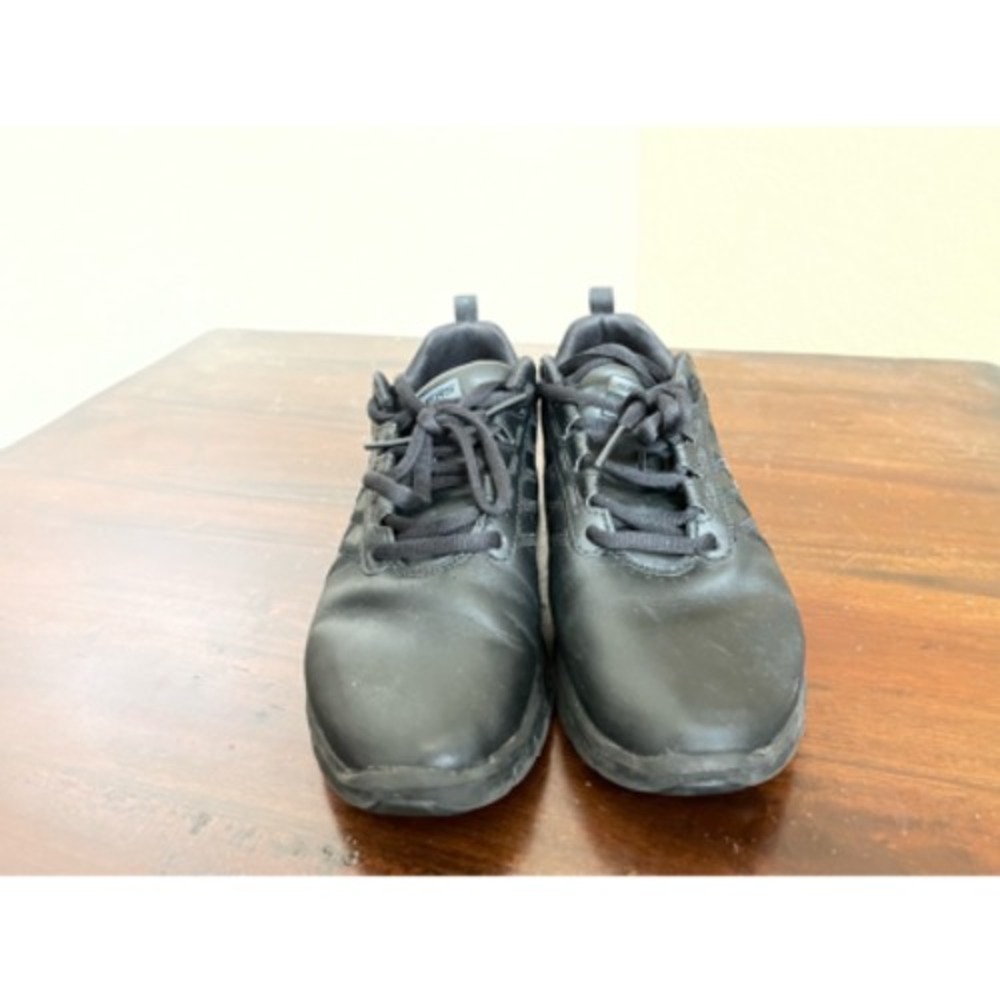 Skechers Womens Track-Earth Work Shoes Black Slip Resistant Relaxed Fit 7.5 - Picture 5 of 7